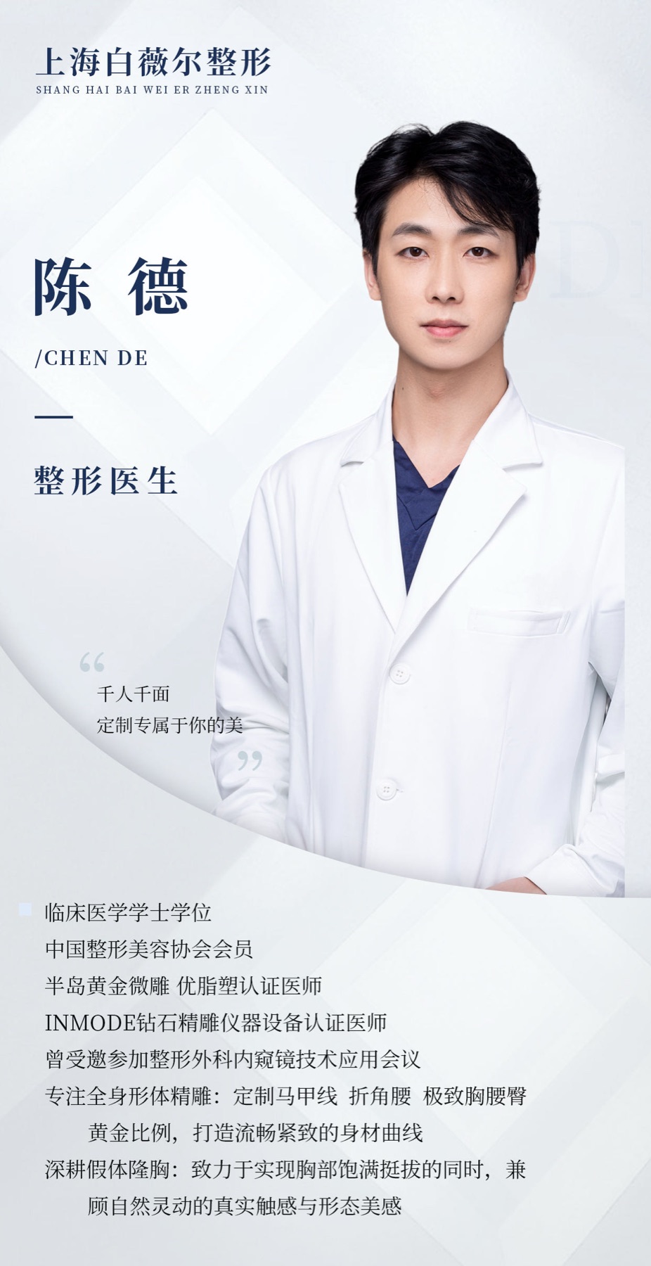 Full historical institutional poster for 陈徳, Chen De