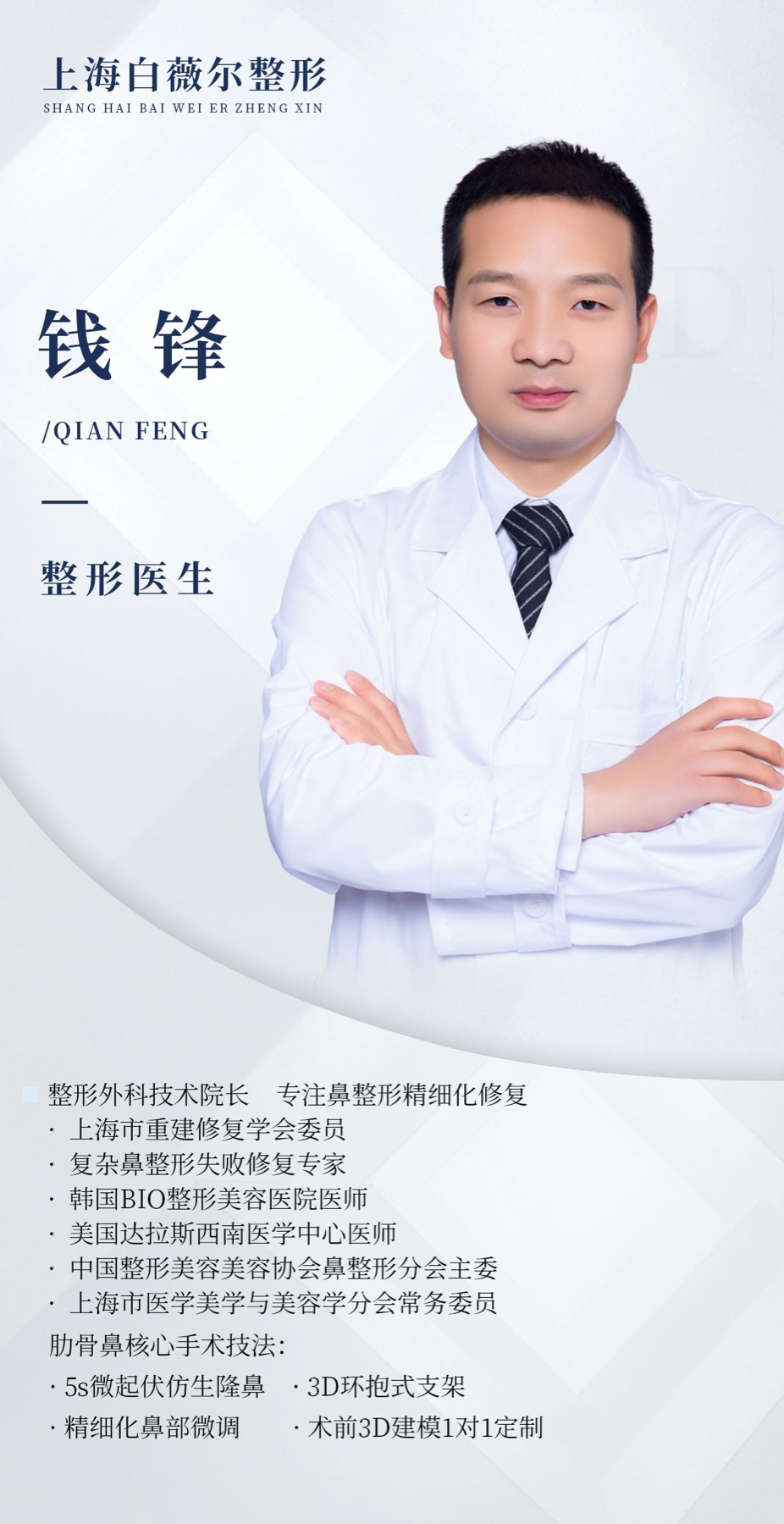 Full historical institutional poster for 钱锋, Qian Feng